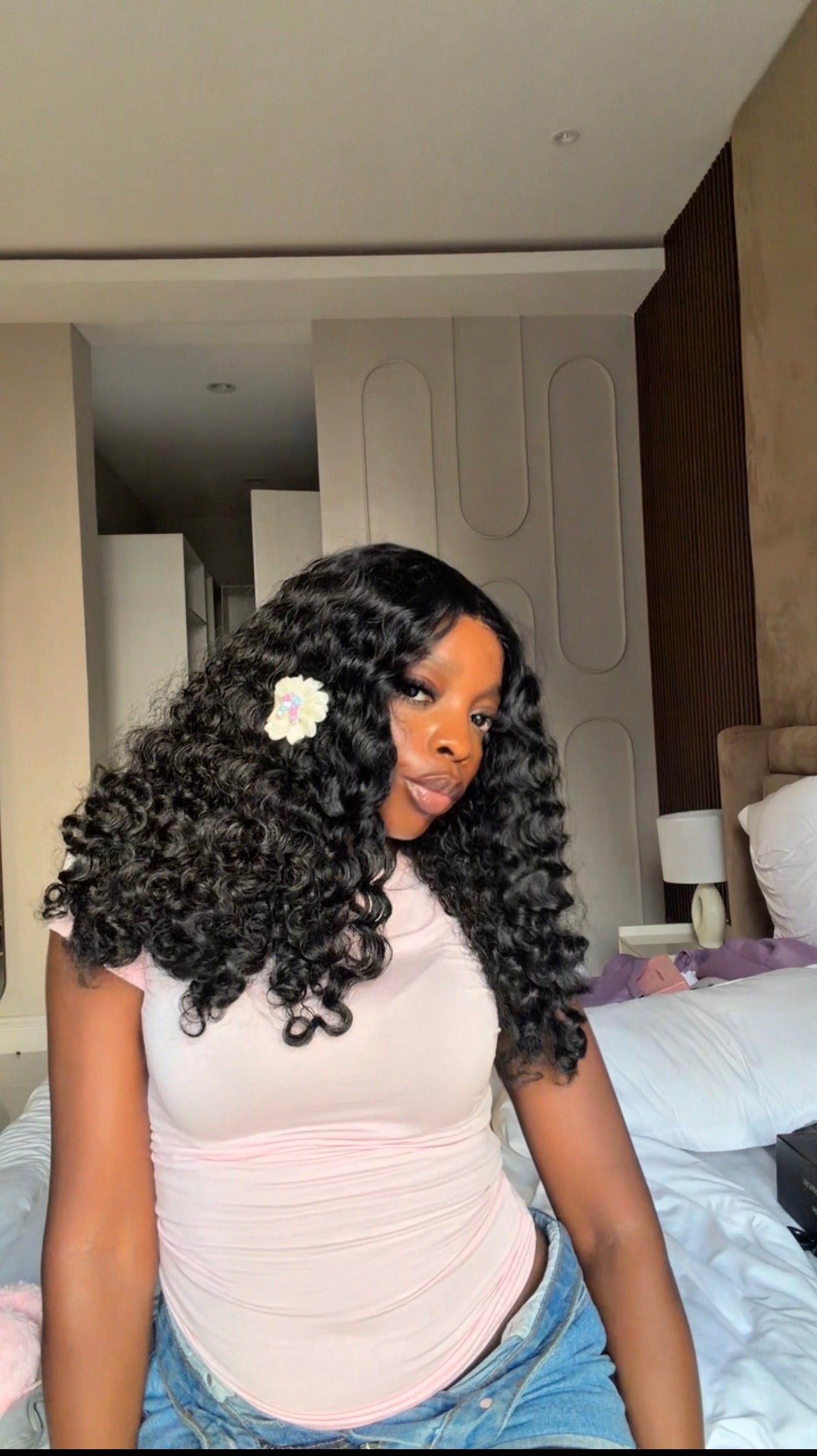 T part 5x5 Burmese curls