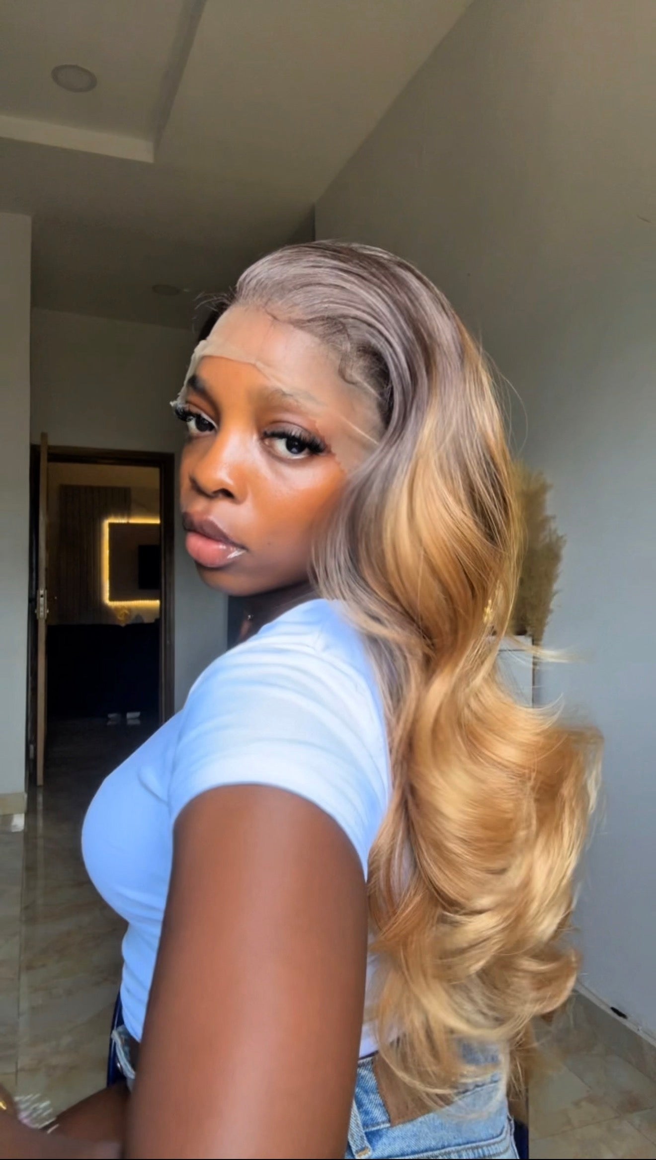 Layered Dirty Blonde