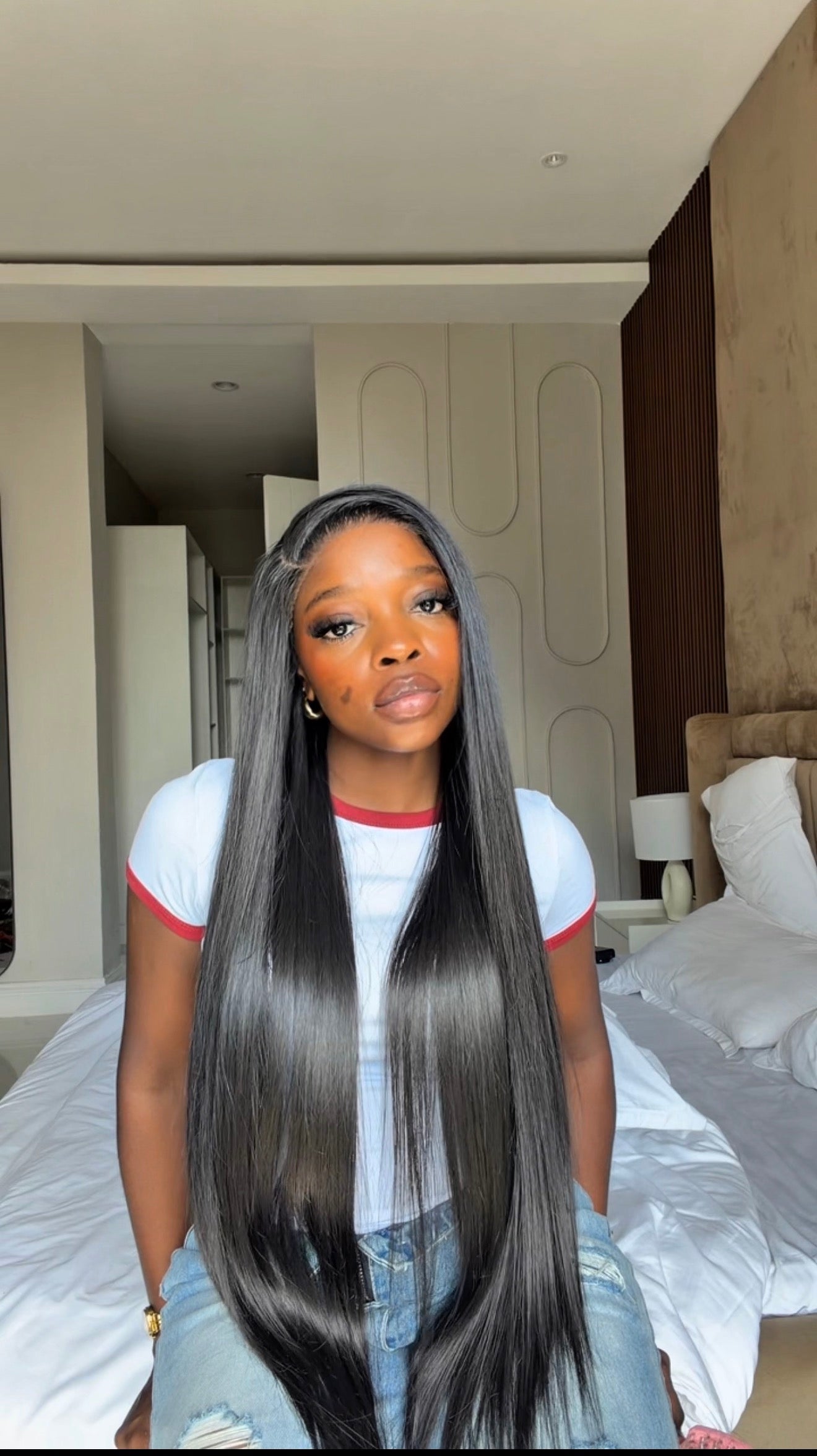 Bone straight lookalike