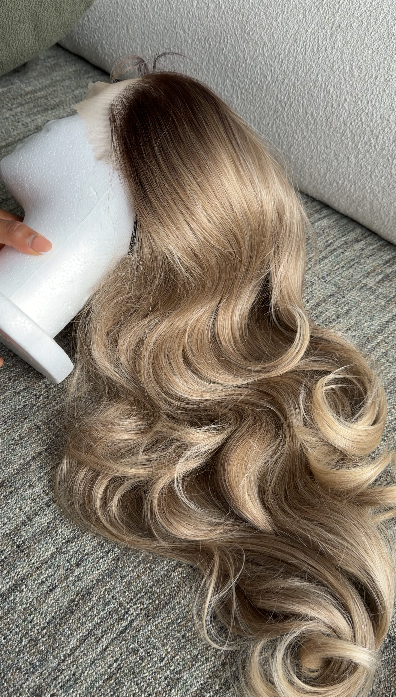 Layered Blonde wig